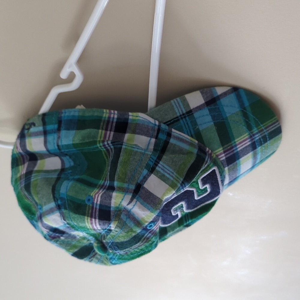 The childrens place Plaid Cap with Number 2 Patch size large 2-4 years - Picture 2 of 9
